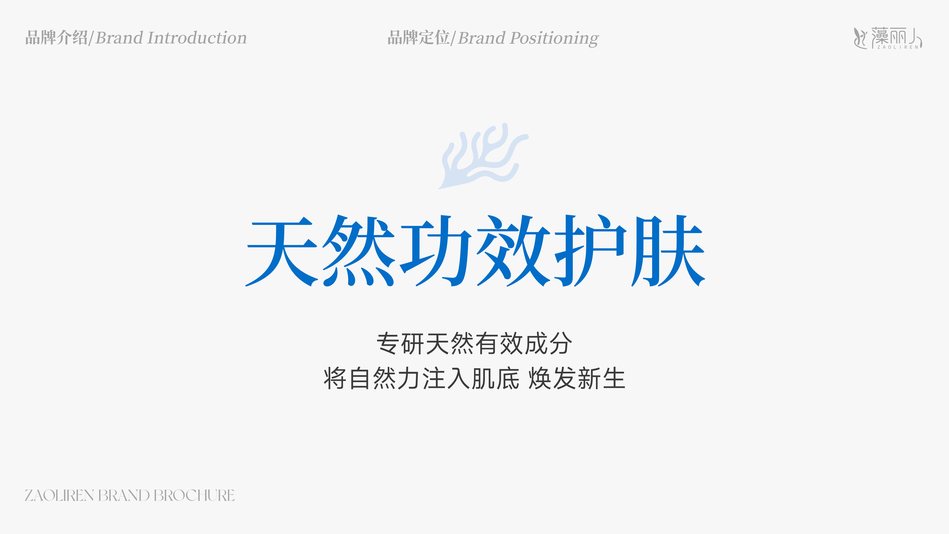 天然功效护肤定位